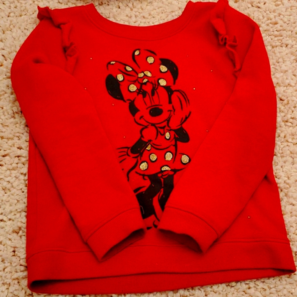 Girls Miney Mouse Sweater